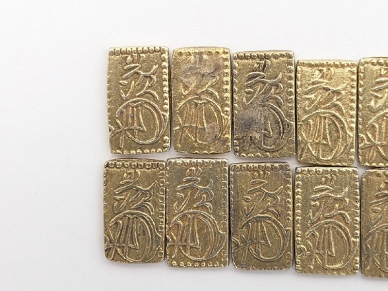 万延二朱判金 万延二朱判金（新二朱）の買取価格 | 古銭買取専門店アンティーリンク